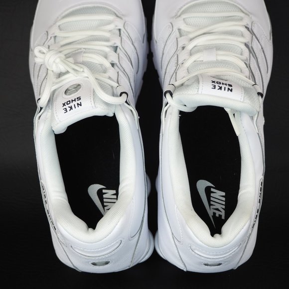 Nike Shox NZ EU Low Mens Running Shoes White Black - Picture 7 of 12